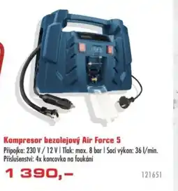 Uni Hobby Kompresor bezolejový Air Force 5 nabídka