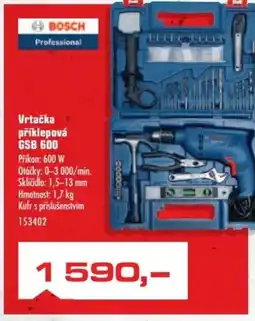Uni Hobby Bosch Vrtačka příklepová GSB 600 nabídka