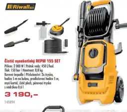 Uni Hobby Riwall Čistič vysokotlaký REPW 155 SET nabídka