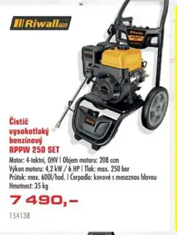Uni Hobby Riwall Čistič vysokotlaký benzínový RPPW 250 SET nabídka