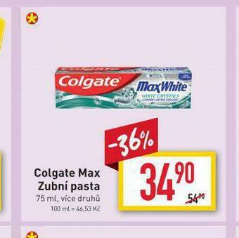 Billa Colgate max zubní pasta nabídka