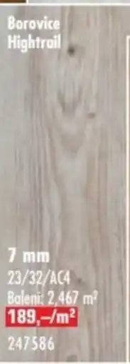 Uni Hobby Borovice Hightrail nabídka