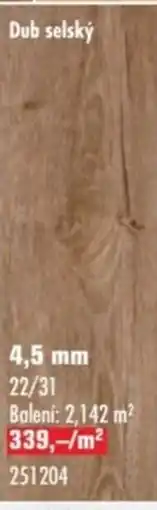 Uni Hobby Dub selský nabídka