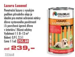 Uni Hobby Lazura Lusonol nabídka