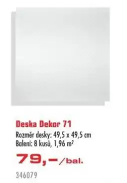 Uni Hobby Deska Dekor 71 nabídka