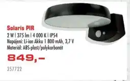 Uni Hobby Solaris PIR nabídka