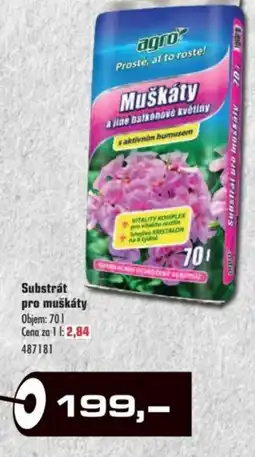 Uni Hobby Substrát pro muškáty nabídka