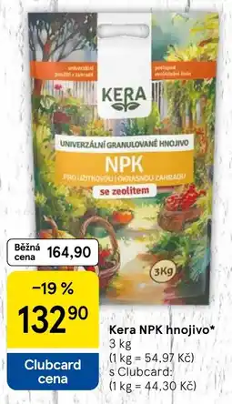 Tesco Kera NPK hnojivo nabídka