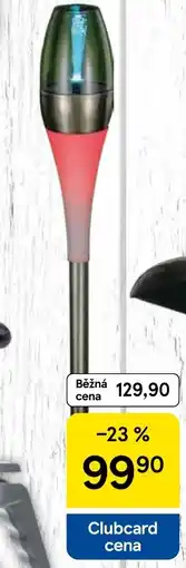 Tesco Solární LED svítidlo zápich nabídka