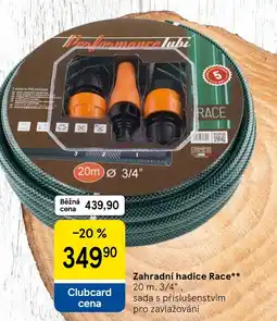 Tesco Zahradní hadice Race nabídka