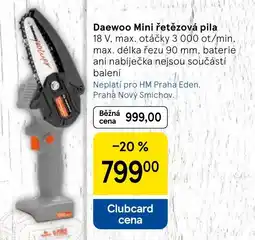 Tesco Daewoo Mini řetězová pila nabídka