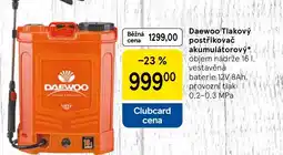 Tesco Daewoo Tlakový postřikovač akumulátorový nabídka
