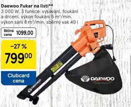 Tesco Daewoo Fukar na listí nabídka