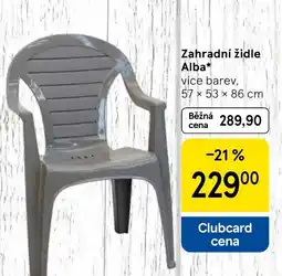 Tesco Zahradní židle Alba nabídka