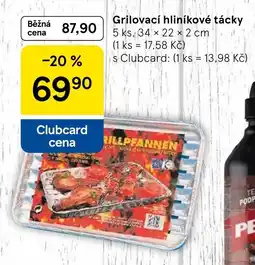 Tesco Grilovací hliníkové tácky nabídka