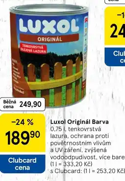 Tesco Luxol Originál Barva nabídka