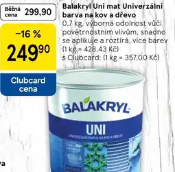 Tesco Balakryl Uni mat Univerzální barva na kov a dřevo nabídka