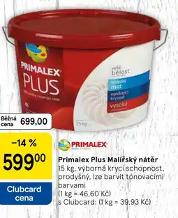 Tesco Primalex Plus Malířský nátěr nabídka