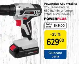 Tesco Powerplus Aku vrtačka nabídka