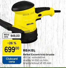 Tesco Reikel Excentrická bruska nabídka