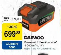 Tesco Daewoo Lithiová baterie nabídka
