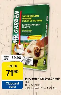 Tesco Mr.Garden Chlévský hnůj nabídka