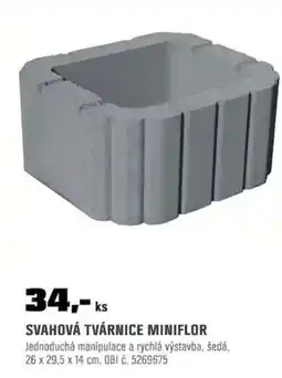 OBI Svahová tvárnice miniflor nabídka