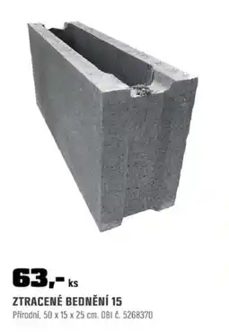 OBI Ztracené bednění 15 nabídka