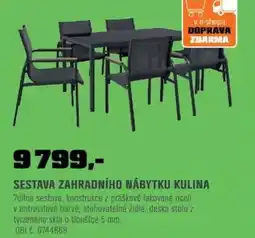 OBI Sestava zahradního nábytku kulina nabídka