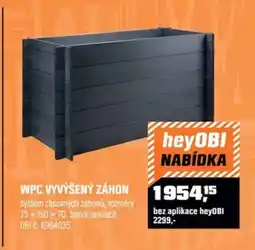 OBI WPC Vyvýšený záhon nabídka
