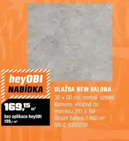 OBI Dlažba New valona nabídka