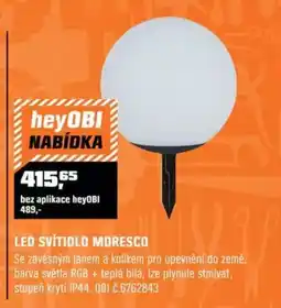 OBI Led svítidlo moresco nabídka
