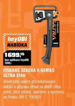OBI Fiskars sekera x-series ultra X14U nabídka