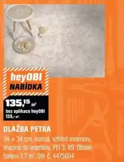 OBI Dlažba petra nabídka