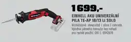 OBI Einhell aku univerzální pila TE-AP 18/13 li solo nabídka