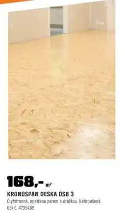 OBI Kronospan deska OSB 3 nabídka