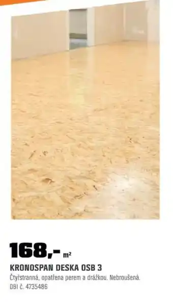 OBI Kronospan deska OSB 3 nabídka