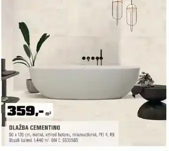 OBI Dlažba cementino nabídka