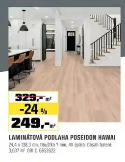 OBI Laminátová podlaha poseidon hawai nabídka