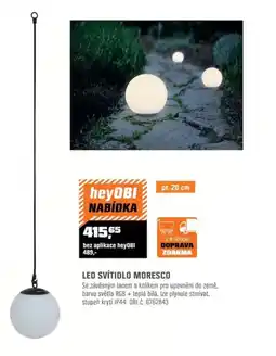 OBI Led svítidlo moresco nabídka