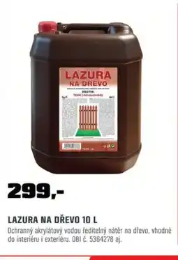 OBI Lazura na dřevo nabídka