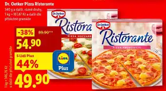 Lidl Dr. Oetker Pizza Ristorante, 340 g a další nabídka