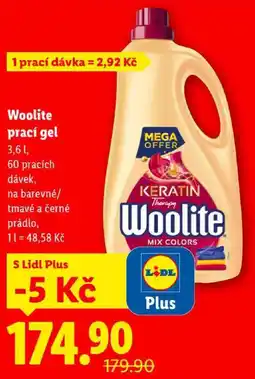 Lidl Woolite prací gel, 3,6 l/60 PD nabídka