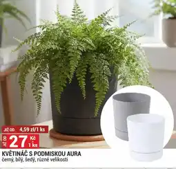 Merkury Market Květináč s podmiskou aura nabídka