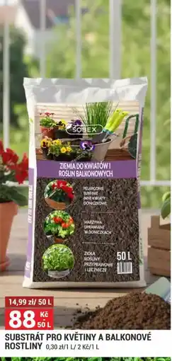 Merkury Market Substrát pro květiny a balkonové rostliny nabídka