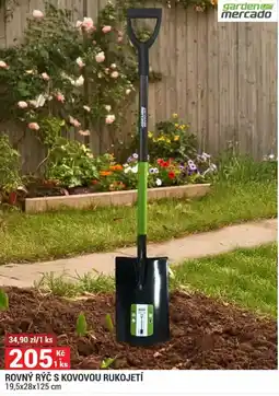 Merkury Market Rovný rýč s kovovou rukojetí nabídka