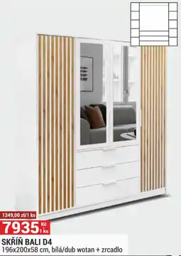 Merkury Market Skříň bali D4 nabídka