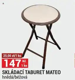 Merkury Market Skládací taburet mateo nabídka