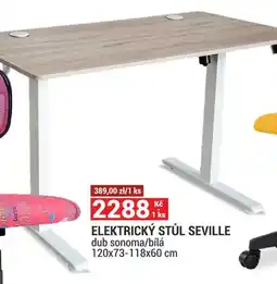 Merkury Market Elektrický stůl seville nabídka