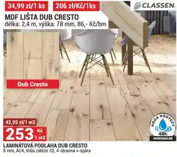 Merkury Market Laminátová podlaha dub cresto nabídka